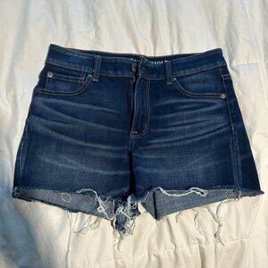 High Rise Denim Shorts